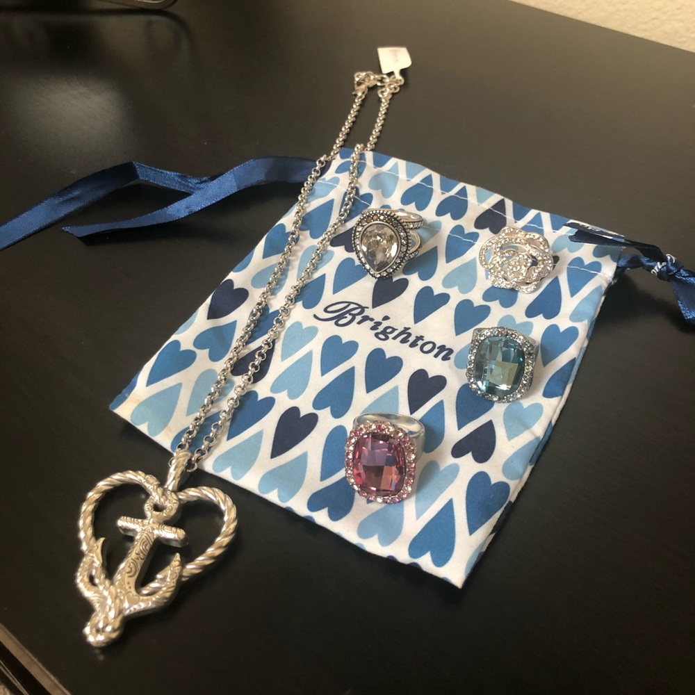 Brighton Necklace and Brighton Rings Jewelry $250